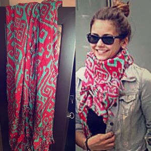 Sir Alistair Rai Ikat Scarf ASO Nina Dobrev